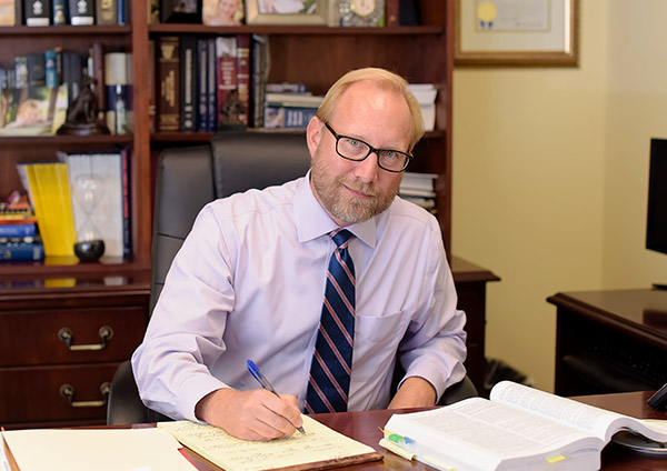 Disability Attorney Michael Hartup at Work
